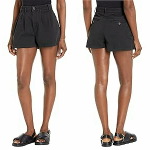 Free People | Billie Chino Shorts in Washed Black - Picture 6 of 6